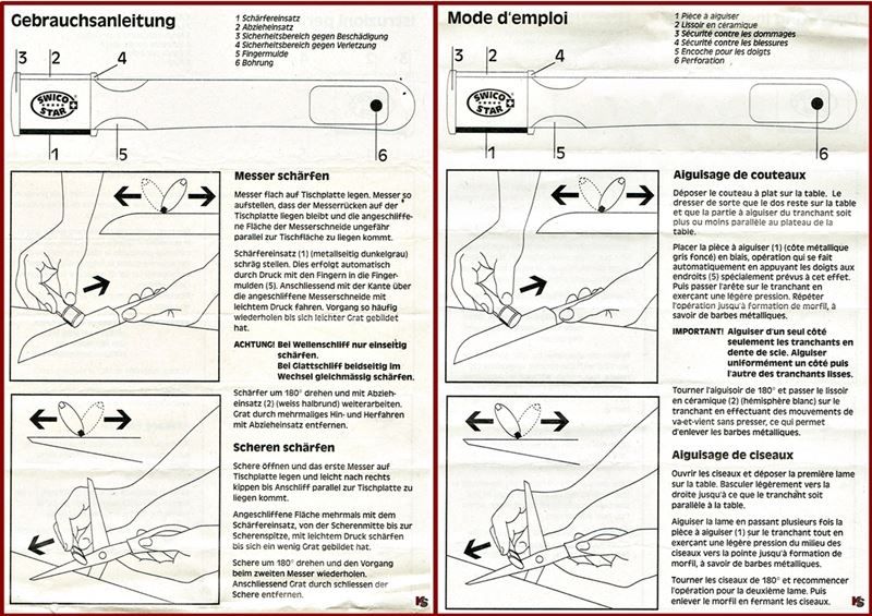 Elettrodomestici da cucina: Messerschleifer SwissPat Schärfgerät – Nuovo e nell'imballaggio originale da Wettingen venduto da kochshop 4