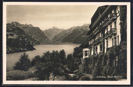 Seelisberg, Blick vom Hotel Bellevue auf
