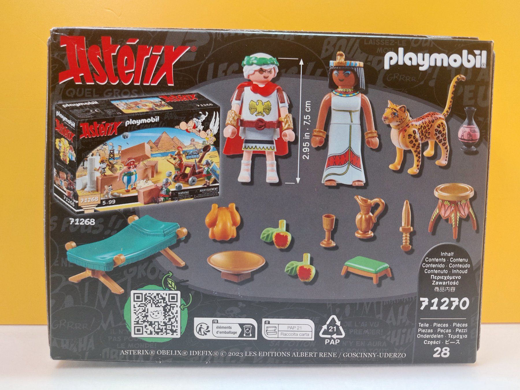 Playmobil Spielzeuge: PLAYMOBIL Asterix 71270 Cäsar und Kleopatra - NEU – Neu und originalverpackt aus St.Gallen von TinasBauundSpiel 1
