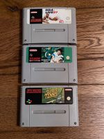 3 SNES Spiele Konvolut NBA Live 97 Super Tennis etc