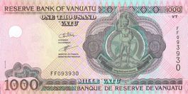 Vanuatu 1000 Vatu 2002 P-10b UNC