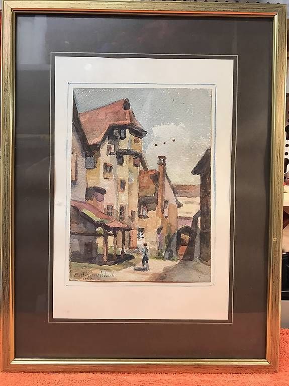 Dipinti: Bild von E. Himmelsbach 1957 – Usato da Birsfelden venduto da Werderr 2
