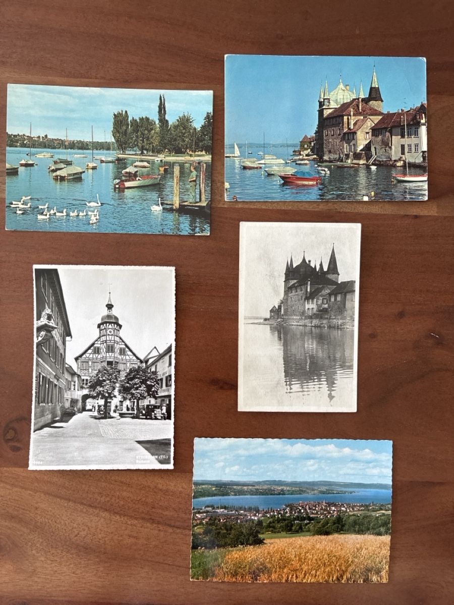 Cartoline postali: 10 Ansichtskarten Schweiz von Steckborn TG – Usato da Oftringen venduto da Cla.vD.74 2