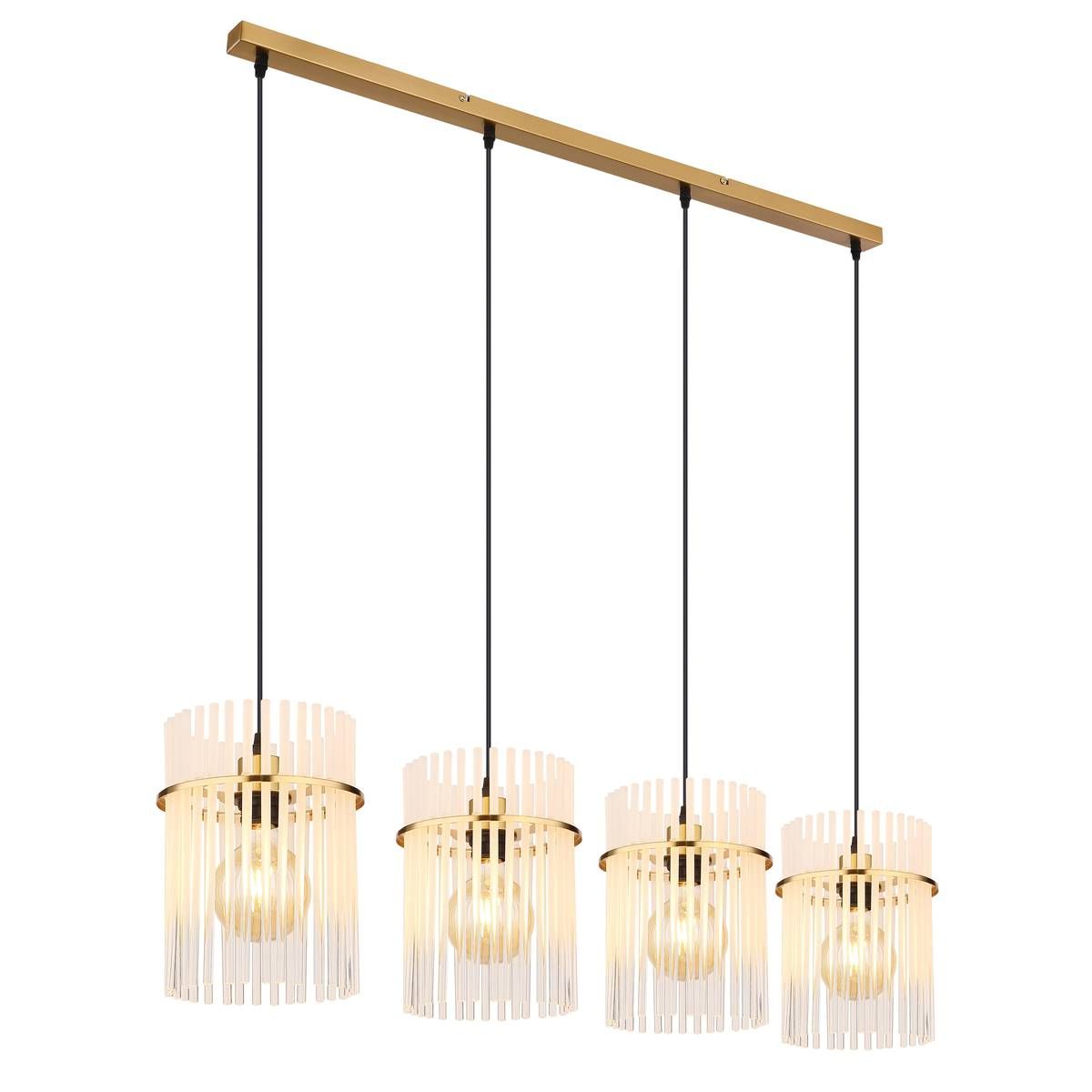 Lampadari & plafoniere: Pendelleuchte, Gold, 110 cm x 20 cm – Nuovo (secondo la descrizione) da Kreuzlingen venduto da Smart-Light
