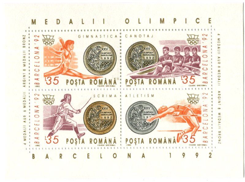 Tutti i francobolli: Block "Olympische Spiele". Rumänien. – Nuovo e nell'imballaggio originale da Basel venduto da Butsch5