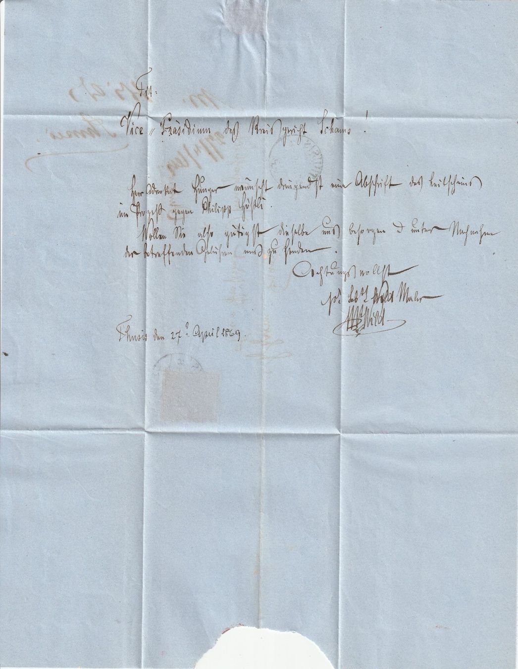 Alle Briefmarken: THUSIS-Brief-1869 – Gebraucht aus uttwil von Koehlerfred 1
