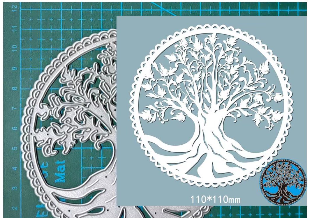 Sciablone: Neue, grosse  Stanzschablone  Baum des Lebens – Nuovo e nell'imballaggio originale da Effretikon venduto da wenuss 1