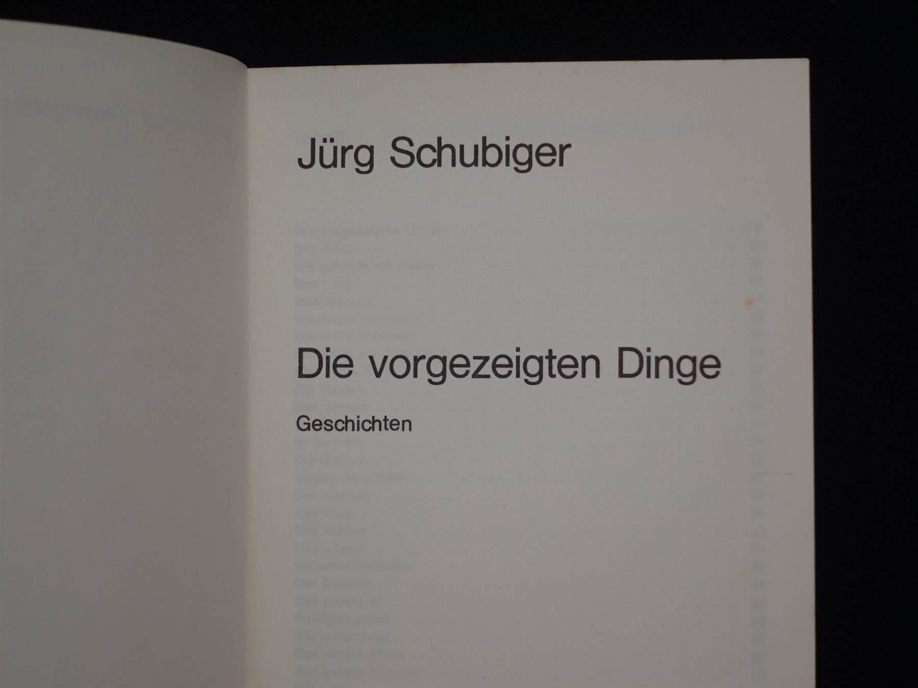 Libri: Jürg Schubiger - Franz Hohler – Usato da Gutenswil venduto da Optico 3