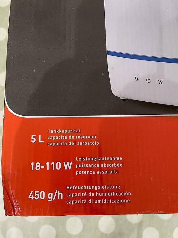 Umidificatori d'aria: Luftbefeuchter Lathi 5L 18-110W 450g/h – Usato da ZUFIKON venduto da SULMI01 1