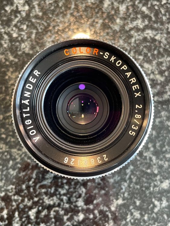 Objectif Voigtländer Color Skoparex 2,8/35 Mm - Monture AR Pour Rolleiflex SL