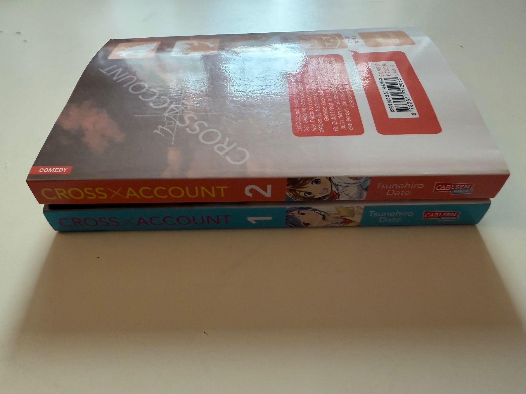 Fumetti: CROSS ACCOUNT 1+2 - Tsunehiro Date - Manga Comics – Usato da Münsingen venduto da Ganjam 1