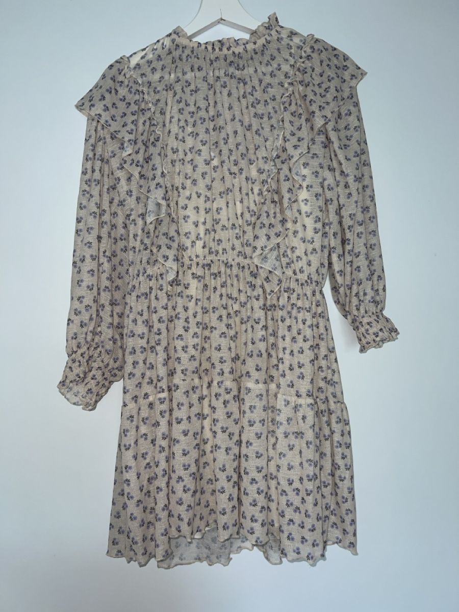 Kleider: Blumenkleid mit Rüschen Grösse L. Pull&Bear – Gebraucht aus Luzern von Whateverr 4
