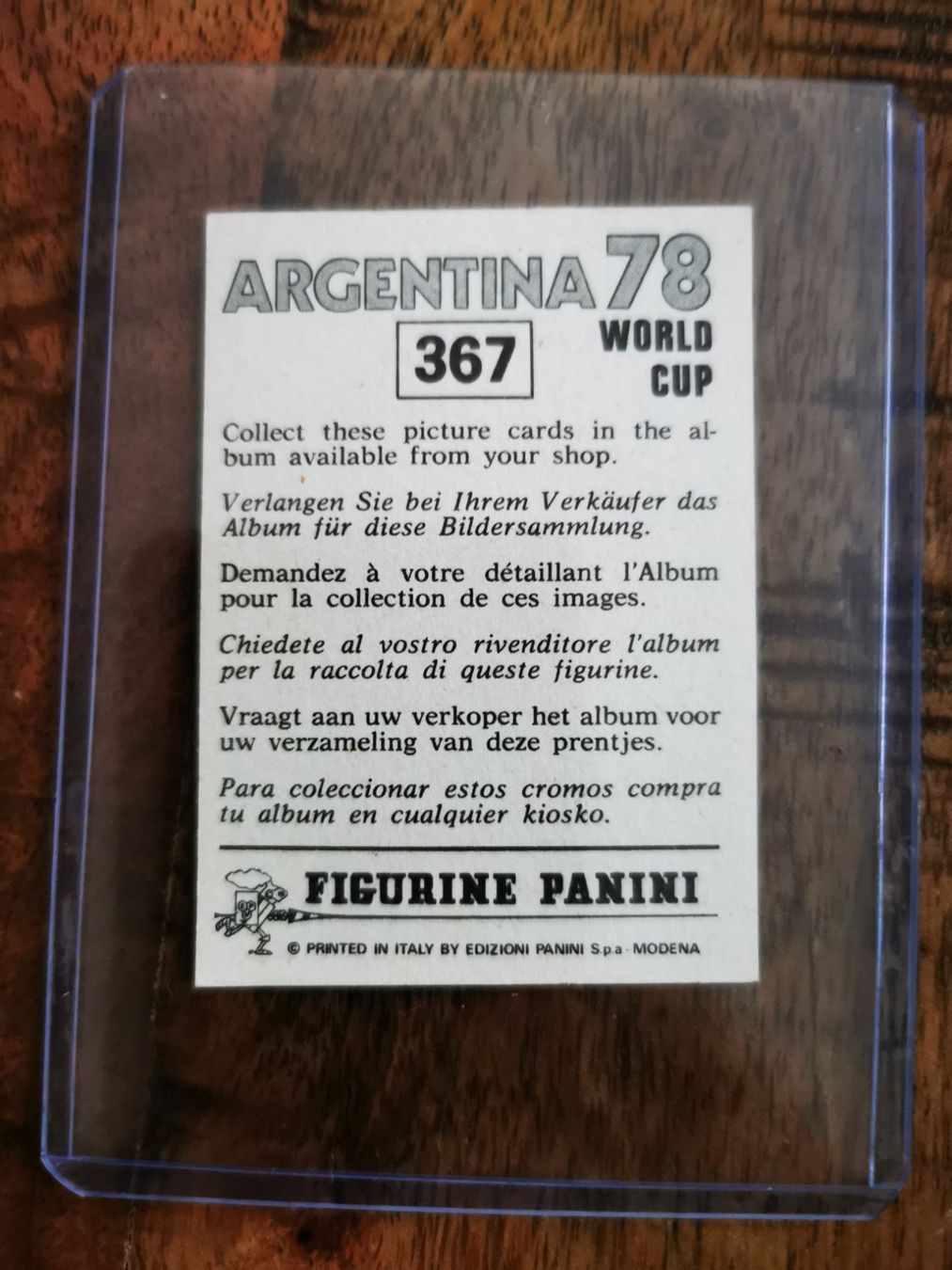 Panini Carte collezionabili: Panini 1978 – Usato da Rotkreuz venduto da Titotesla 1