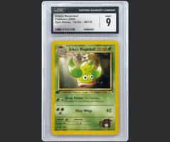 Pokémon Erika's Weepinbel | 1st Edition | English | CGC 9
