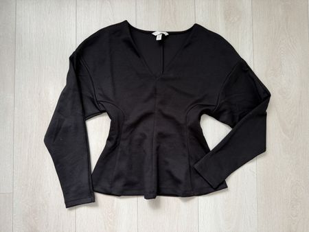 Damen Bluse H&M schwarz Grösse XS neuwertig