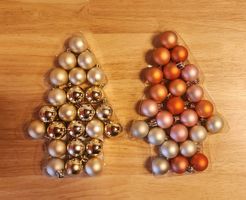 Kleine Herzige Weihnachtskugeln ca. 2cm Durchmesser