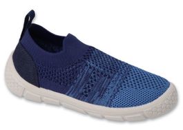 Slip-On Gr. 25 Jungen Blau Socken-Schuh - Neu