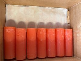 680 Posten Raureif Kerzen aus Liquidation