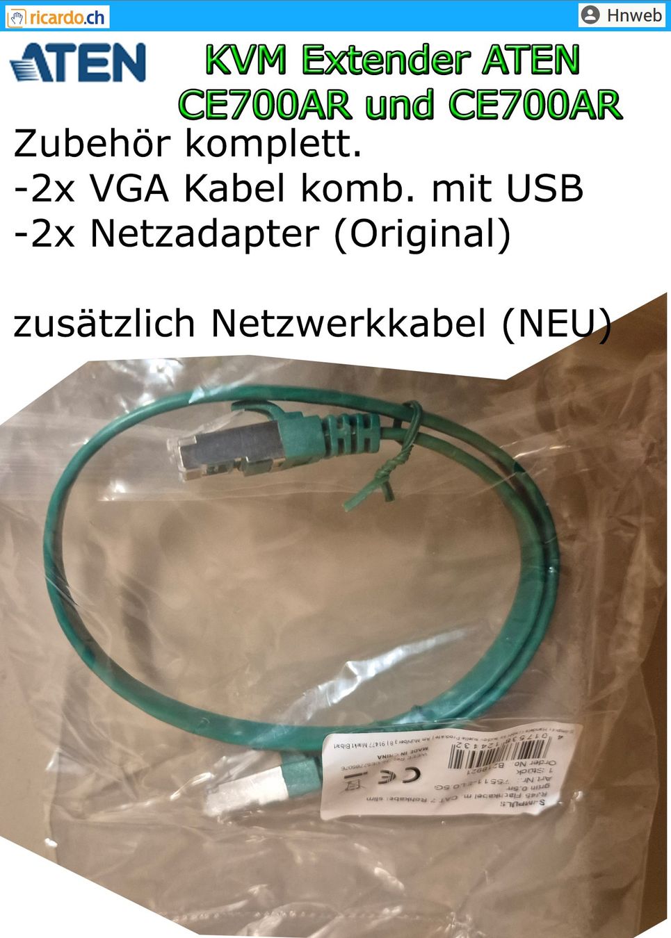 Unità & Adattatore: ATEN Proxime CE700AR USB KVM Remote Console Extender – Usato da Kaisten venduto da Hnweb 7
