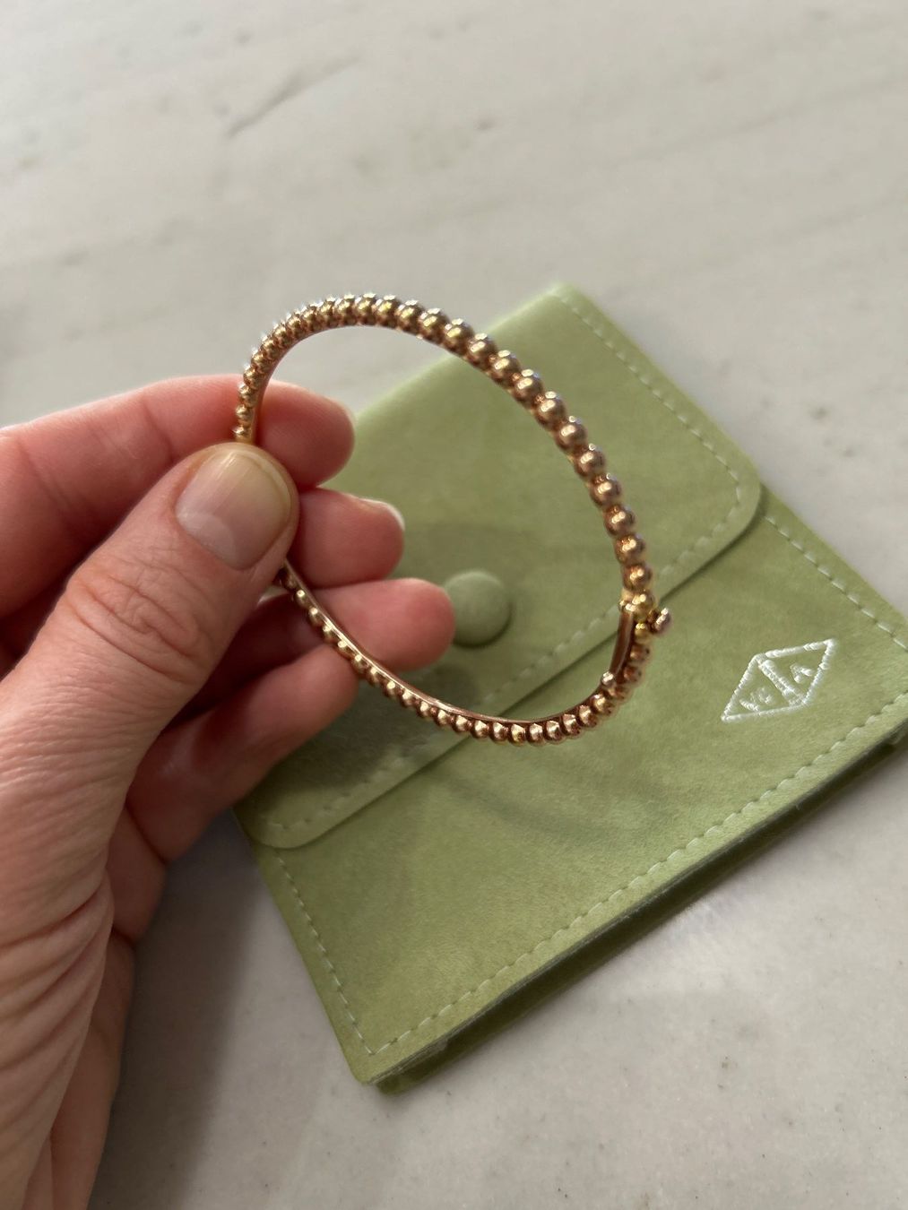 Bracciali & Braccialetti: Van Cleef & Arpels Perlé bracelet in rose gold – Nuovo (secondo la descrizione) da Rolle venduto da pioupiou76 2