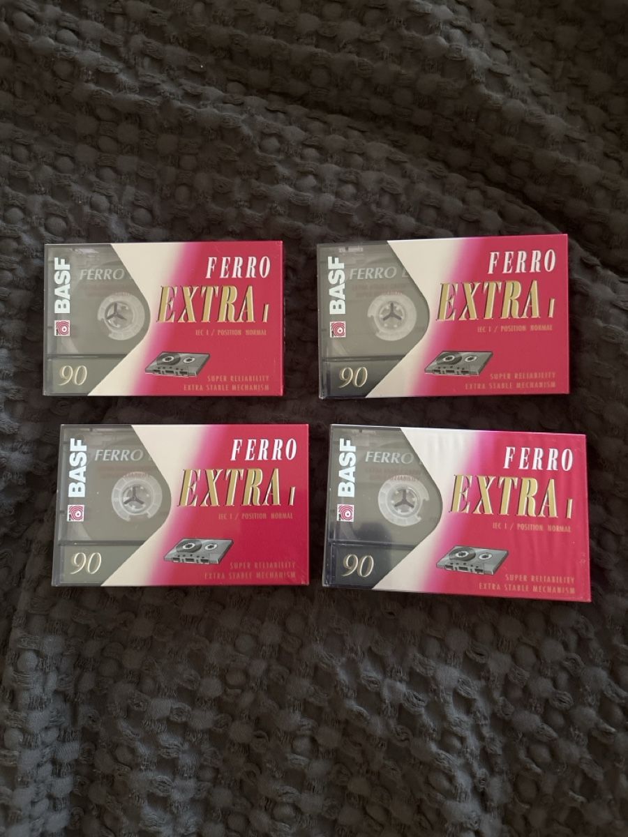 Musicassette: 4 stk Basf Ferro Extra 90, 1994, OVP – Nuovo e nell'imballaggio originale da Zug venduto da tlo_d2b2