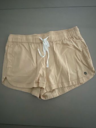 Roxy Damen Shorts beige mit Kordelzug 