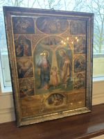 Antikes religiöses Bild mit Rahmen, zu verkaufen!