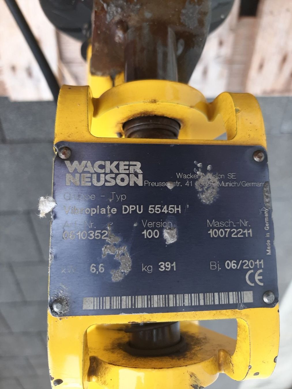 Wacker Neuson Tutte le macchine: Vibroplatte Rüttelplatte Wacker Neuson Hatz DIesel – Usato da Rain venduto da Kleinmoto 5