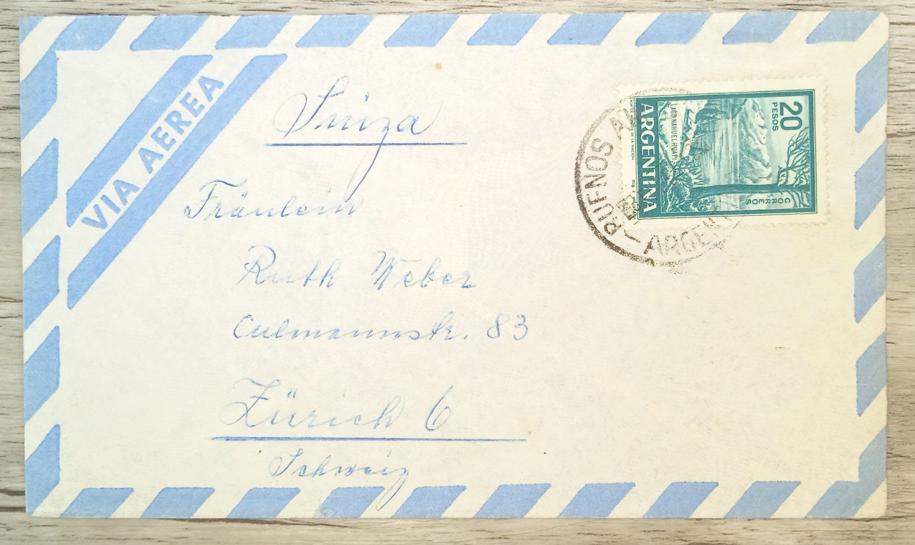 Tutti i francobolli: TR69 Enveloppe + Timbre Argentine 19xx – Usato da Cousset venduto da Patrick_Collections