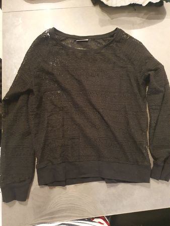 Schwarzer Yessica Pullover, Grösse M