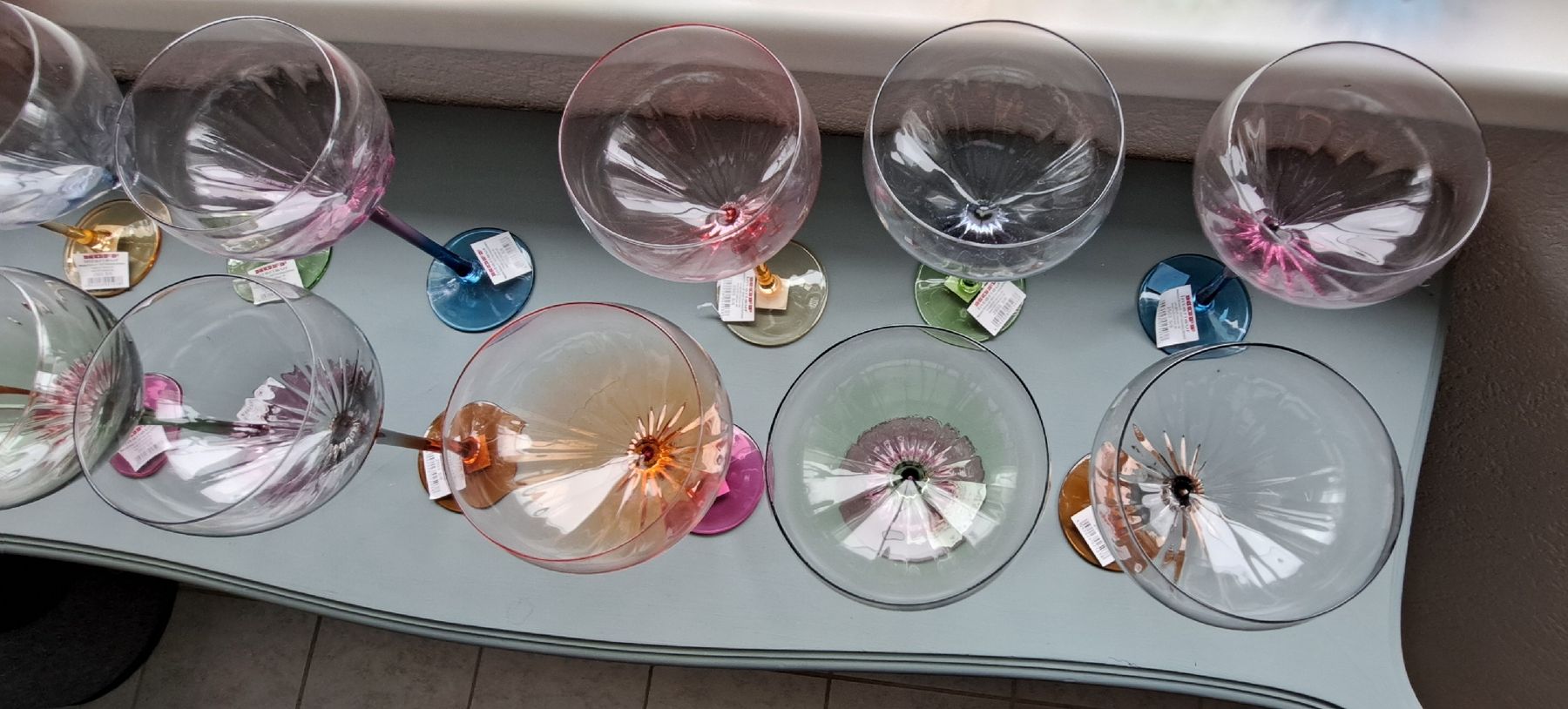 Verres: Gläser Set, farbig, von HOFF Interieur – Neuf avec emballage d'origine à Langrickenbach par Eve088 1