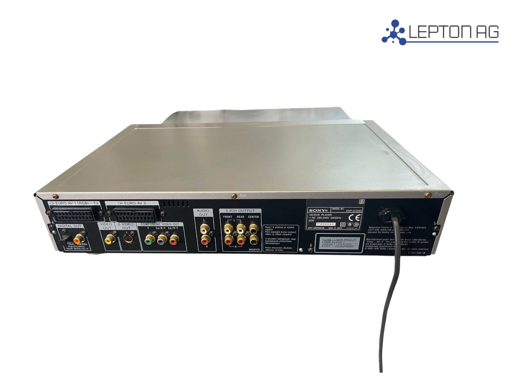 Sony Sistemi audio & multimediali: Sony DVP-S725D DVD/CD/V-CD Player – Usato da Niederdorf venduto da LeptonAG 3