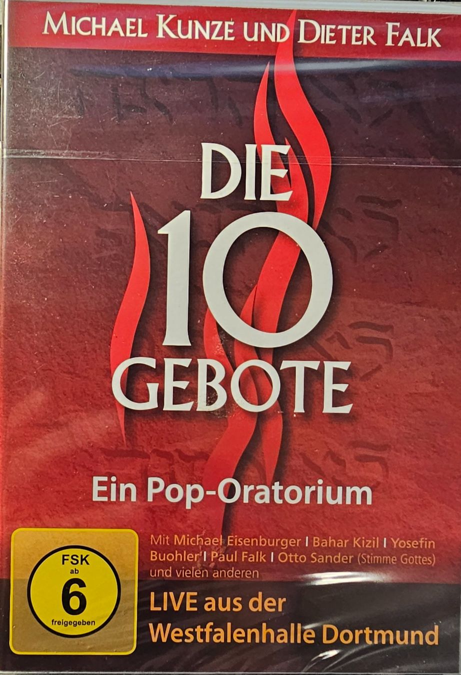 Tutti i DVDs: Die 10 Gebote - Ein Pop-Oratorium – Nuovo e nell'imballaggio originale da Wahlen b. Laufen venduto da Cg10