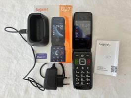 Gigaset GL7 Telefon gebraucht im Set, für Senioren