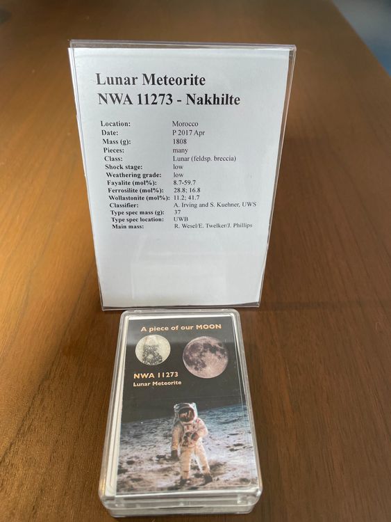 Lunar Meteorite - NWA 11273 Nakhilte | Kaufen auf Ricardo