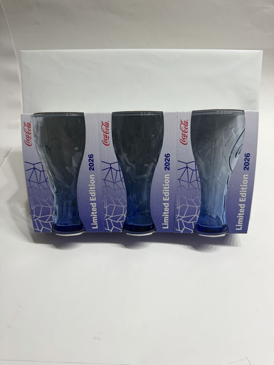 Coca-Cola Bicchieri: Coca Cola Gläser 2026 Midnight Blue – Nuovo e nell'imballaggio originale da Uster venduto da oranger_pulli