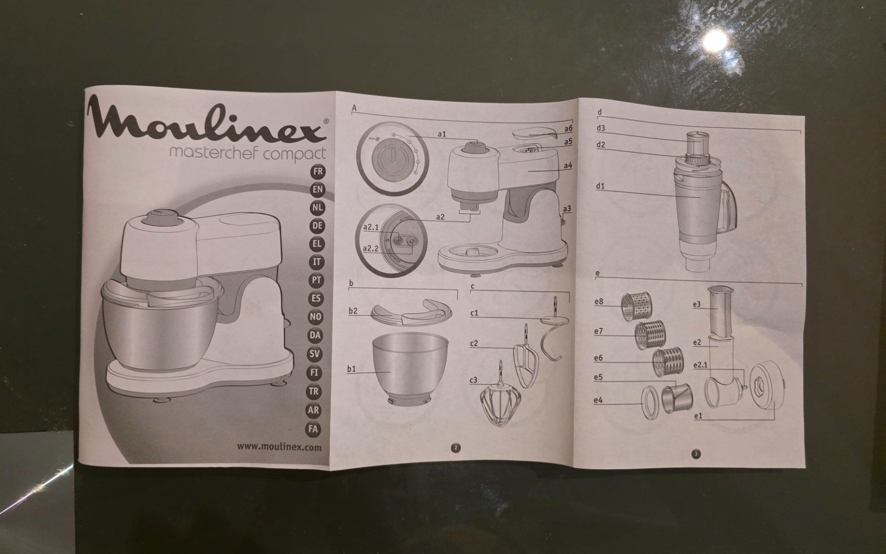 Moulinex Küchengeräte: Moulinex Küchenmaschine Masterchef Compact Type QA200 – Gebraucht aus Richterswil von Rem2011 5