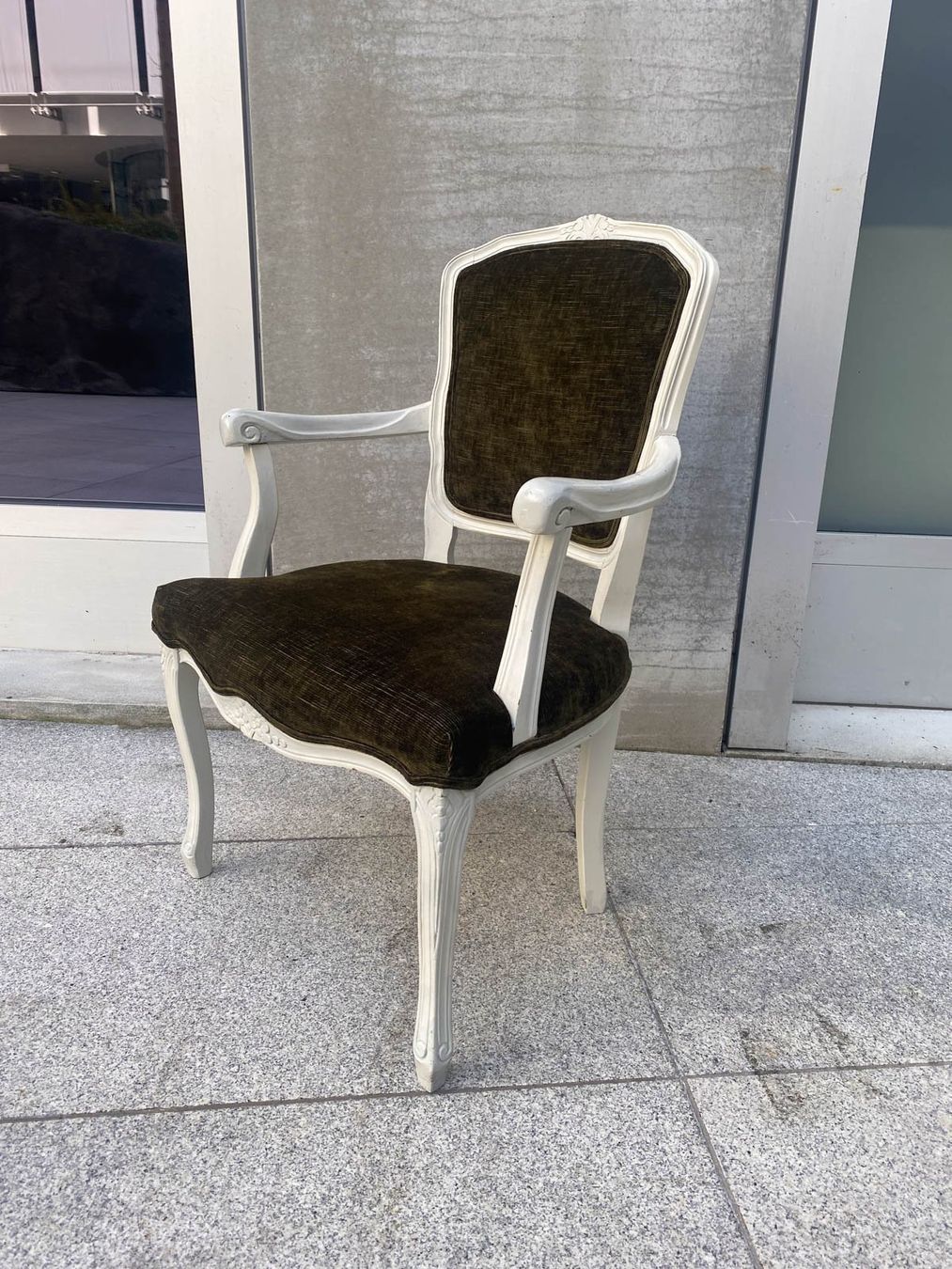 Poltrone: Sessel im Barock-Stil, Khaki – Usato da zürich venduto da sonicmoons