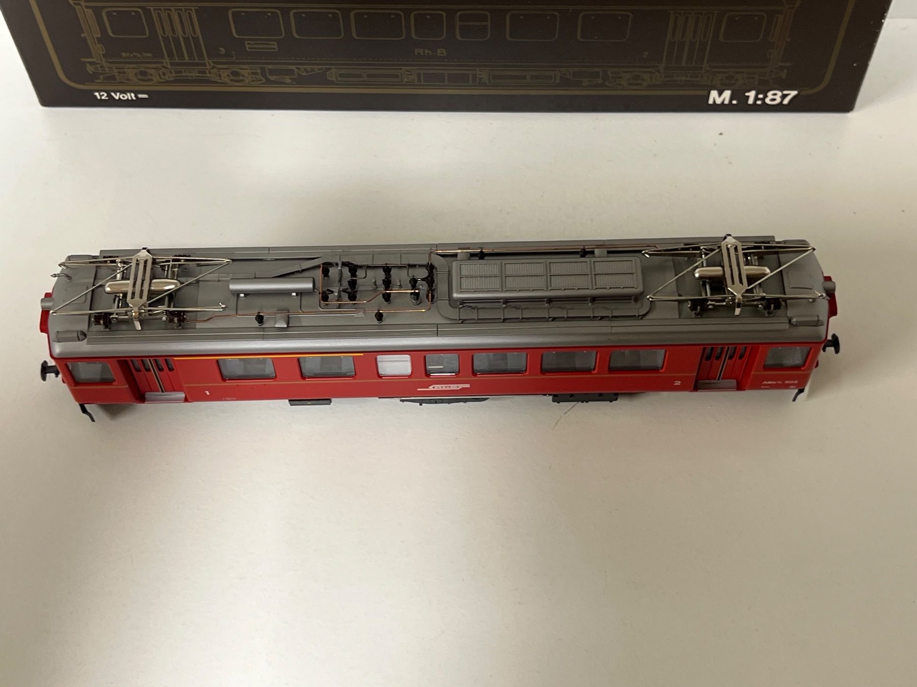 Bemo Modellini di ferrovie: Bemo H0m 1265/2 - RhB ABe 4/4 Nr.502 – Nuovo (secondo la descrizione) da Neuenhof venduto da ludovicco 6