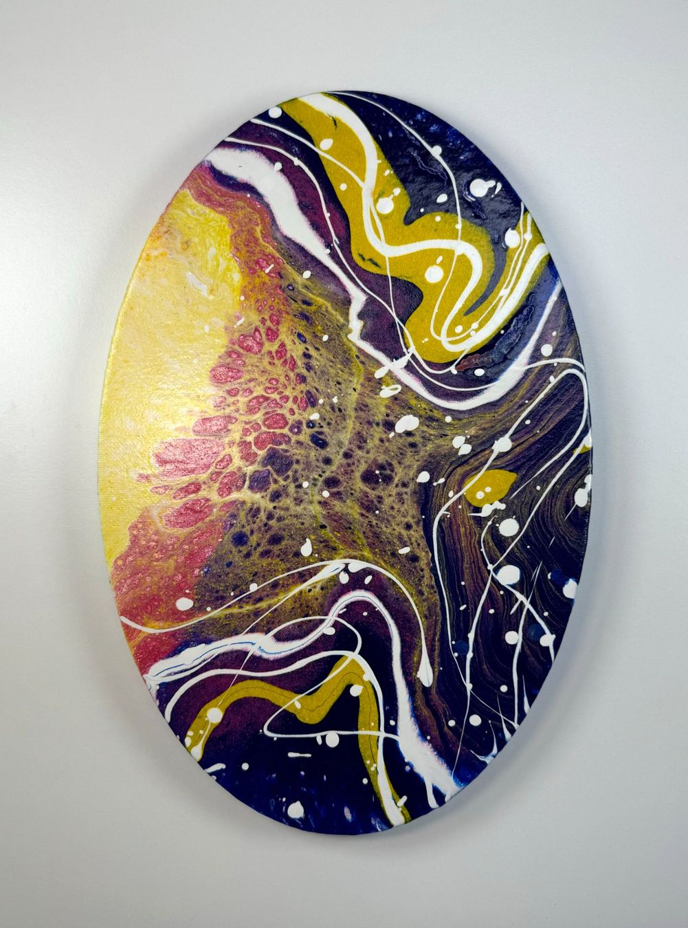 Dipinti: Acryl-Flüssigmalerei, Oval – Usato da Schlieren venduto da MayaSheng1983