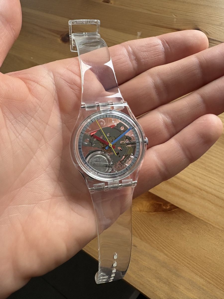 Swatch Orologi: Swatch Clearly Gent 34mm – Nuovo (secondo la descrizione) da Peseux venduto da Kaluzzo 2