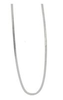 Schlangenkette Edelstahl 3x0.6mm, 45+5cm lang