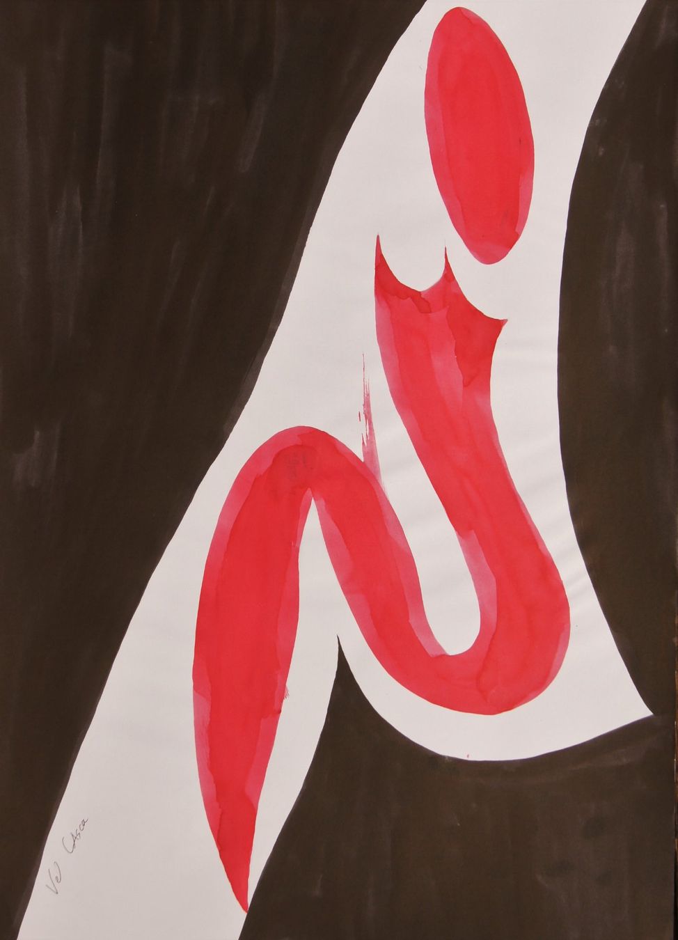 Dipinti: Serie 100 Zeichnungen, abstrakt, A3 Format – Usato da Fribourg venduto da erw_68dx 5