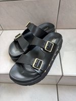 Bershka Plateau-Sandalen – Schwarz – EU 40