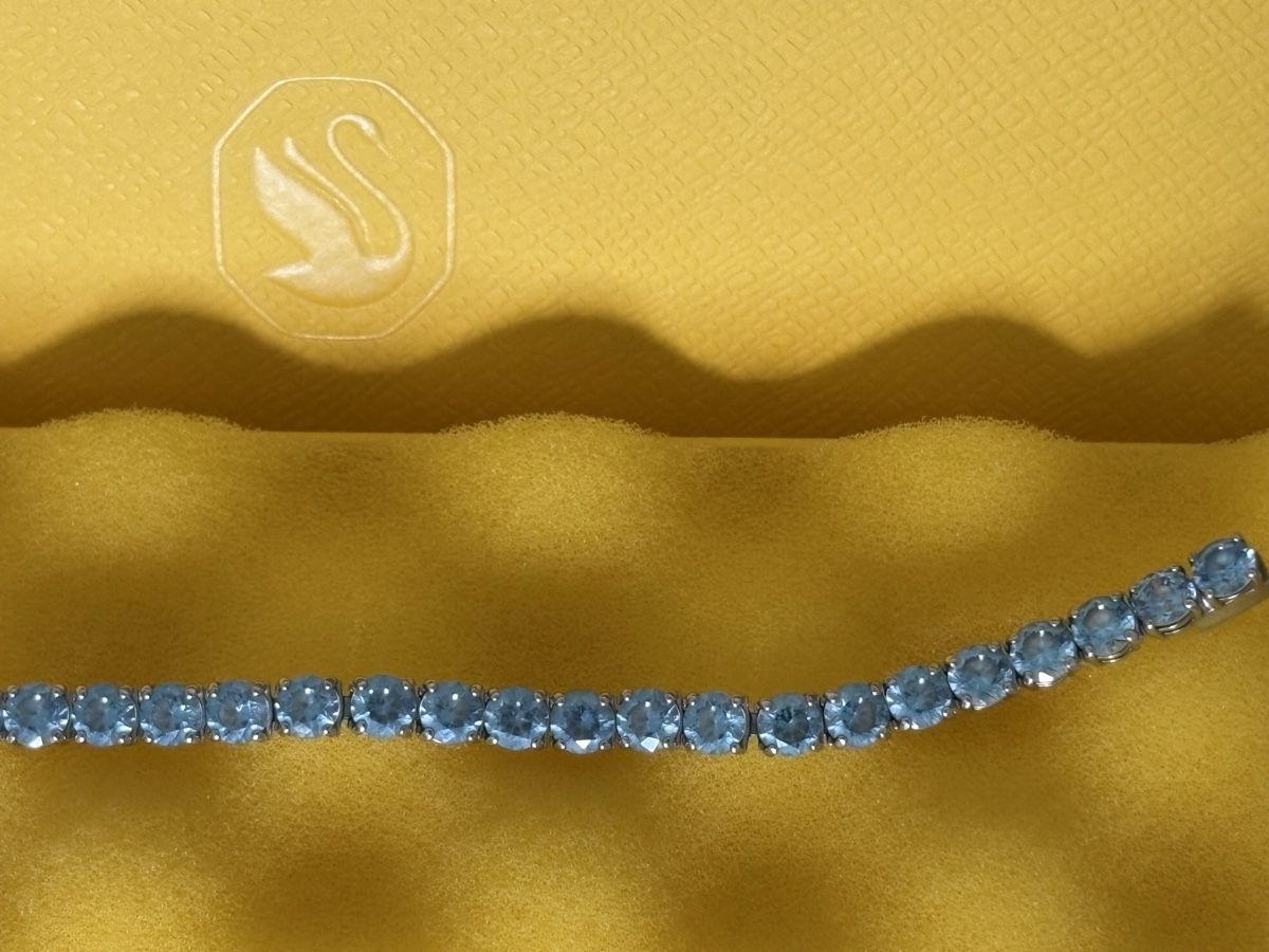 Swarovski Bracciali & Braccialetti: Swarovski bracelet bleu – Usato da Peseux venduto da Huna12 1