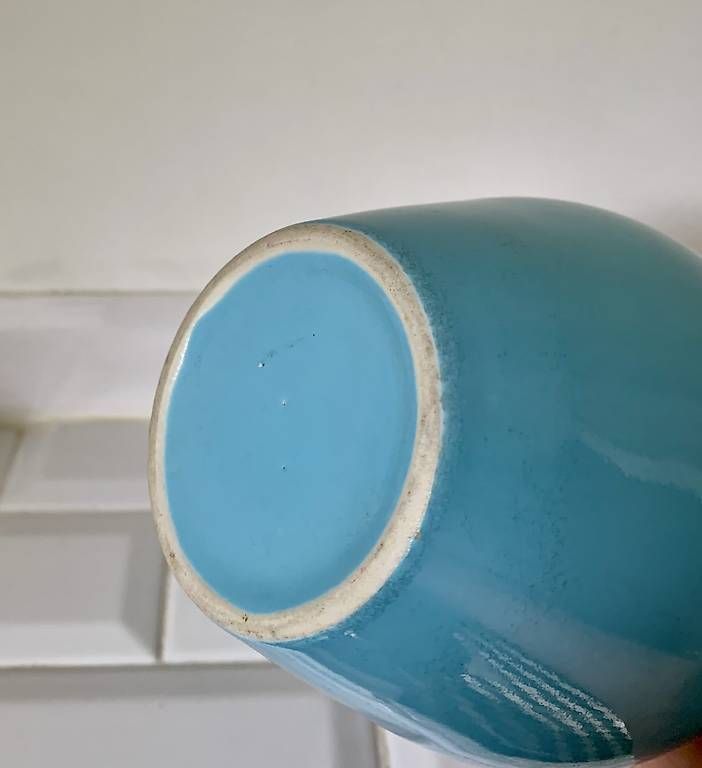 Rössler Caraffe: Pichet Rössler bleu vintage – Usato da Montreux venduto da Barber_Swiss_Vintage 4