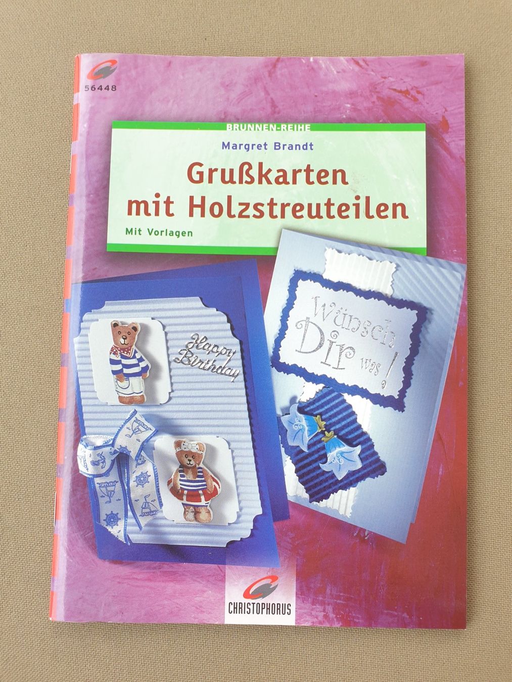 Livres: Grusskarten mit Holzstreuteilen – D'occasion à Möriken AG par pam66