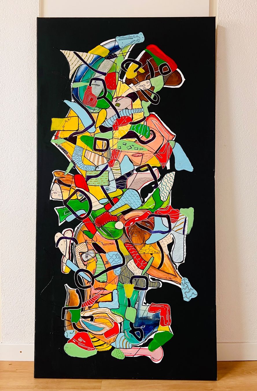 Gemälde: "Pi" 70x140x3,5 cm – Neu und originalverpackt aus Kreuzlingen von eszanza