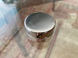 Süsse PILLENDOSE, Gioielleria Galbiati, Italien EPNS Silber