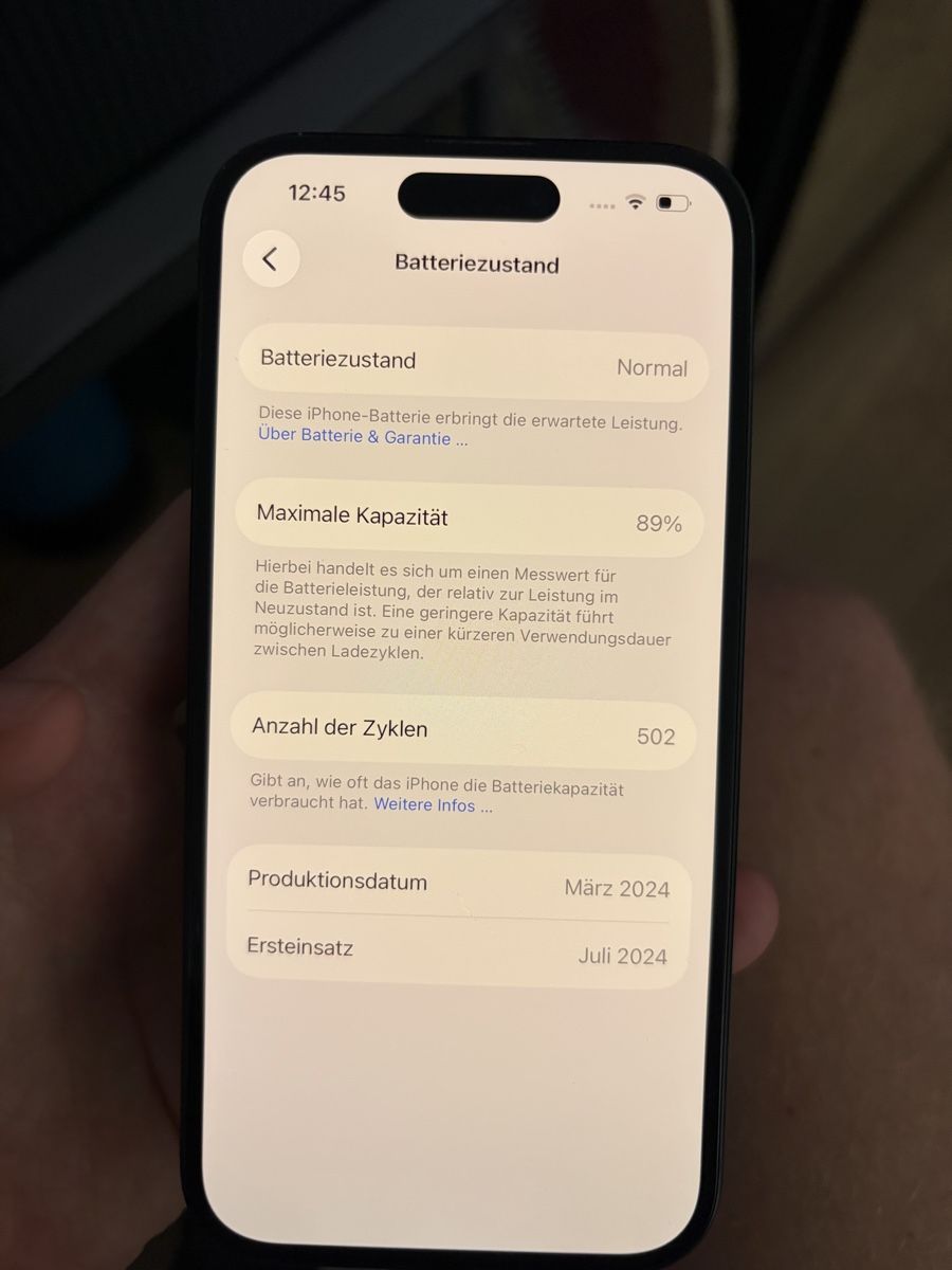 Apple Handys / Smartphones: Iphone 15 265GB – Gebraucht aus Fischbach-Göslikon von tob_dn2z 4